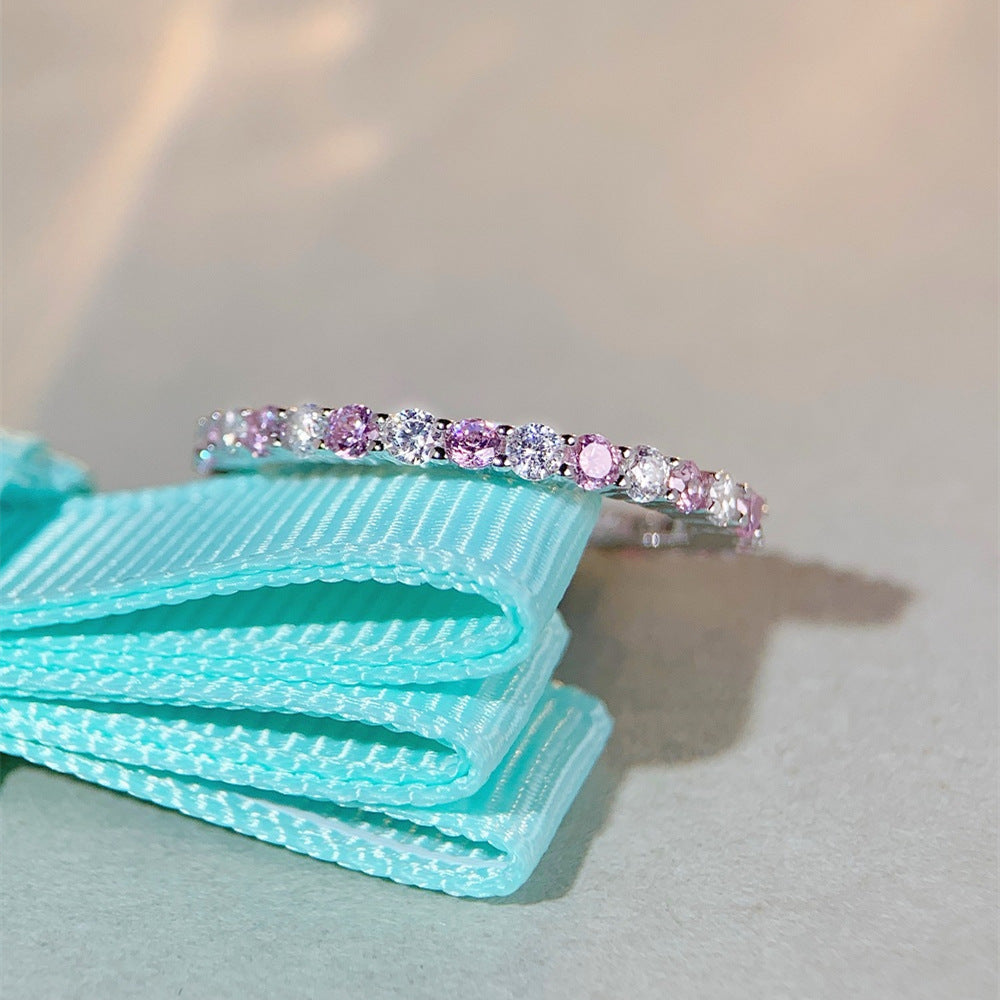 Wholesale High Carbon Diamond S925 Sterling Silver Ring